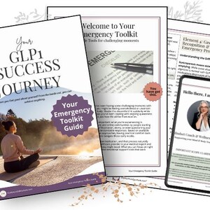 GLP-1 Nausea Support Guide & Emergency Toolkit | Ozempic Wegovy Mounjaro Side Effects Relief | ADHD Friendly | 39 Page Download