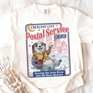 Crescent City Postal Service Shirt, Crescent City Merch, Sarah J Maas Merch Bookish, SJM Merch, Bryce Quinlan Ruhn Danaan Hunt Athalar image 3