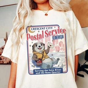 Crescent City Postal Service Shirt, Crescent City Merch, Sarah J Maas Merch Bookish, SJM Merch, Bryce Quinlan Ruhn Danaan Hunt Athalar image 1