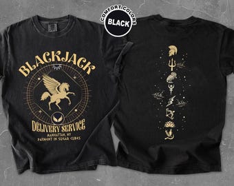 Percy Jackson Shirt, Blackjack Delivery Service, Greek Mythology Shirt, Camp Half Blood Tee, Book Lover Gift Shirt, Percy Jackson Shirt