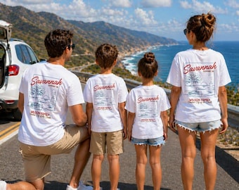Comfort Colors Family Vacation Shirts - Family Beach Trip Tshirt - Summer Vacation Tee - Island Tropical Coastal Trip - Family Vacay Gift