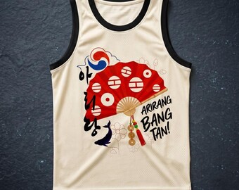 Camiseta sin mangas BTS Arirang Bangtan Jersey, ropa de conciertos K-Pop, merchandising para fans de Army