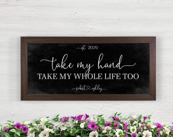 Personalized Family Established Name Sign | Farmhouse Wood Name Sign | Personalized Wedding Gift | Last Name Sign | Wood Anniversary Gift