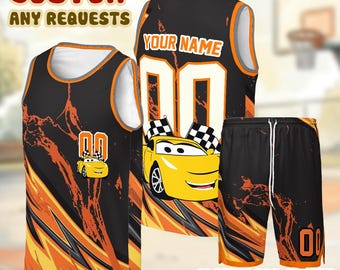 Cruz Ramirez Baseball Jersey, Disney Cars Racing Shirt, Custom Name Personalized Cartoon Outfit Gift