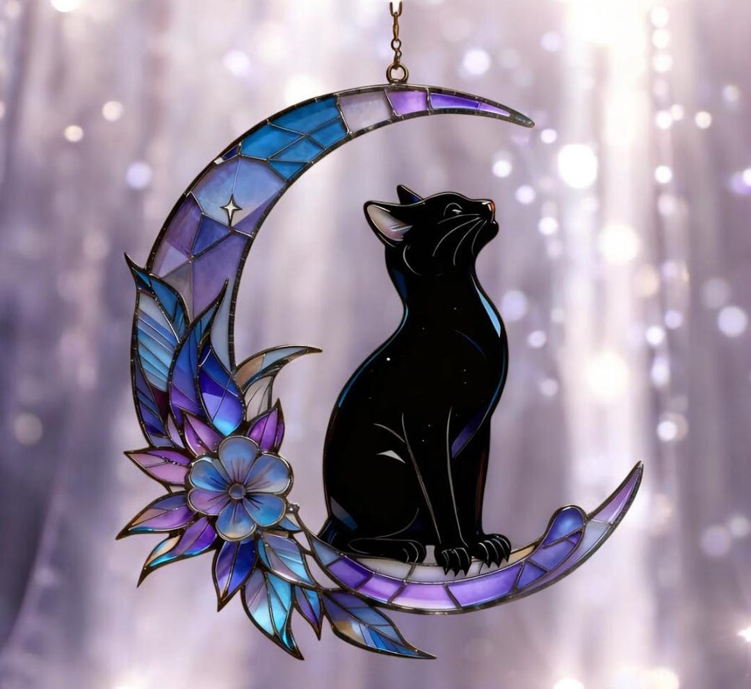 Personalized Gifts for Friends, Cute Animal Window Decor, Cat Lovers ...