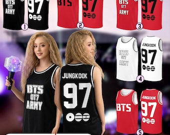 BTS Inspired Tour 2026 Basketball Jersey, Kpop Concert Outfit, Army Fan Tank Top, Custom Name Number Jersey, Purple OT7 Style