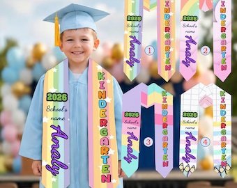 Personalized Roblox Graduation Stole for Kids Adults, Custom Avatar Name 2026, Graduation Scarf Gift  Tag: