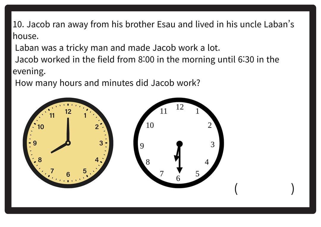 Bible Math Worksheets for Kids | Genesis Printable Learning Pack ...