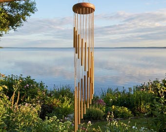 Nordic 18 Tube Wind Chimes Metal Bells Rustic Outdoor Garden Patio Yard Art Decor