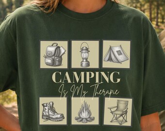Camper Gift, Camping Lover Shirt, Camping Tee Gift, Hiking and Nature Lover Outfit,  Outdoor Adventure T-Shirt