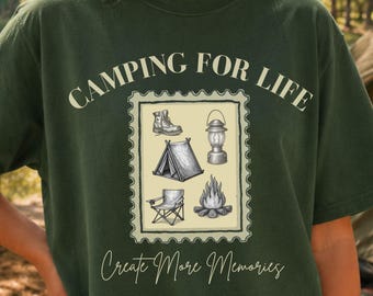 Camper Gift, Camping Lover Shirt, Camping Tee Gift, Hiking and Nature Lover Outfit,  Outdoor Adventure T-Shirt