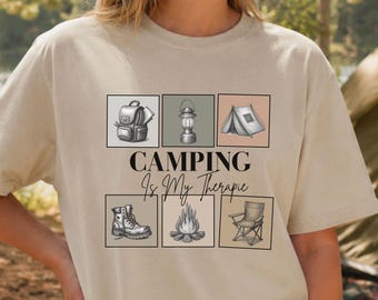 Camper Gift, Camping Lover Shirt, Camping Tee Gift, Hiking and Nature Lover Outfit,  Outdoor Adventure T-Shirt
