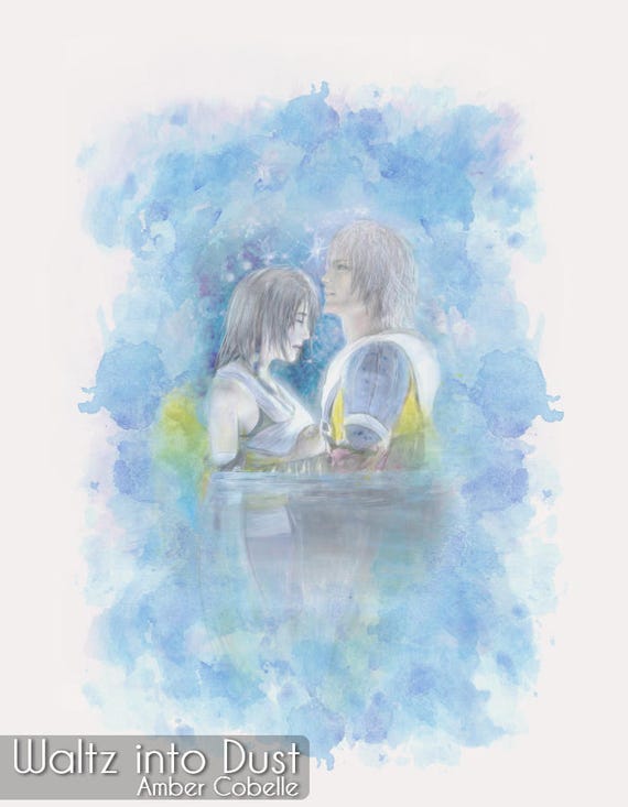 Ffx Yuna Tidus Love Scene In Macalania Woods Ff10 Final Etsy