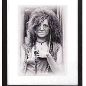 Janis Joplin Like a pearl, A pearl of a girl Pencil Portrait Realism image 6