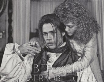 Interview With The Vampire - Louis and Claudia - Anne Rice IWTV - Realism Drawing - Pencil and Charcoal