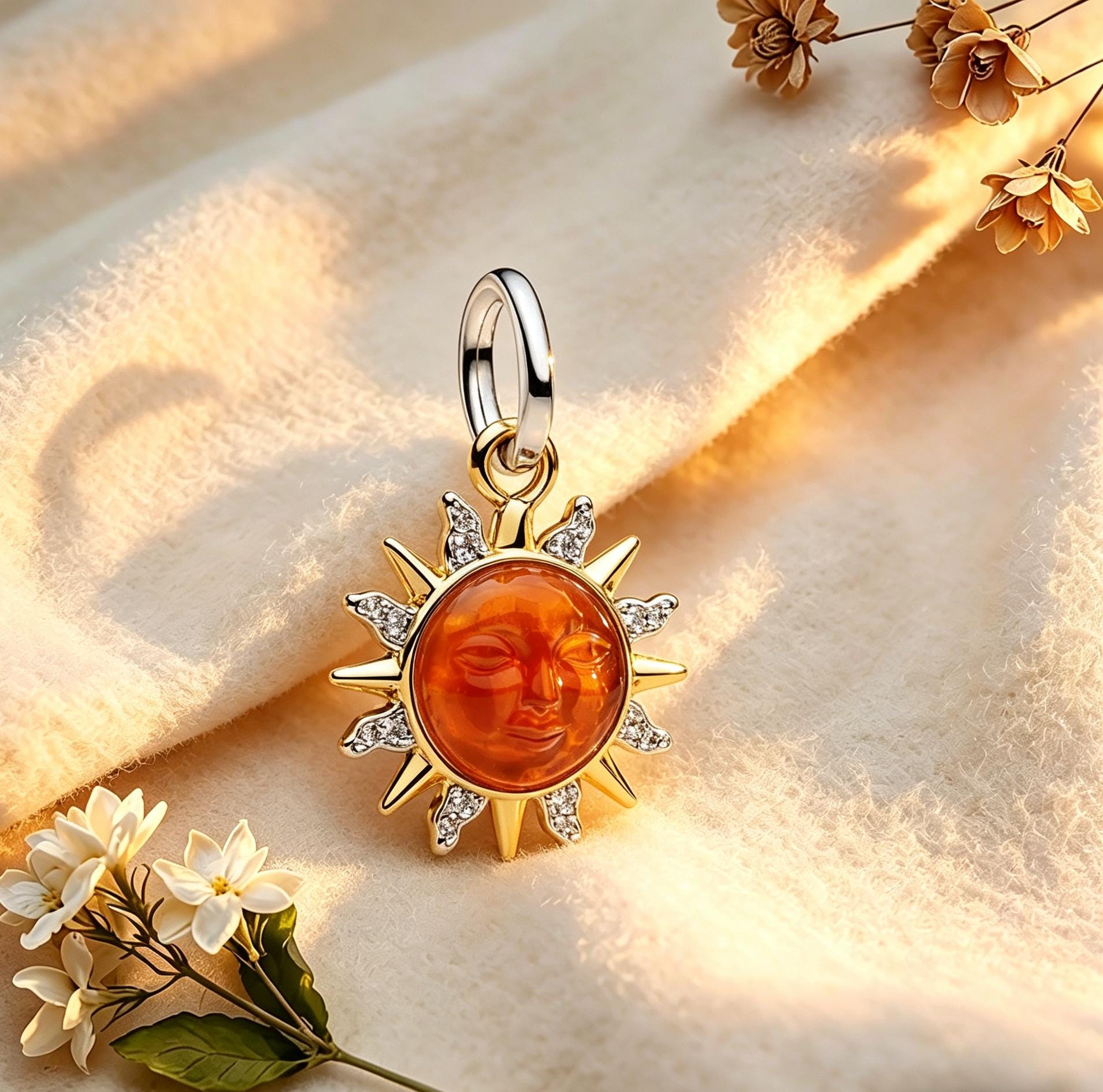 Pandora sun charm - Etsy 日本