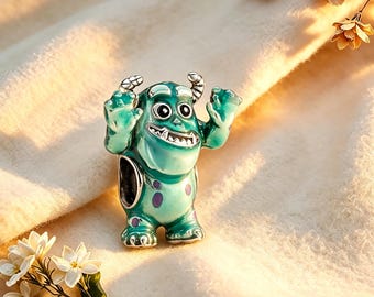 ディズニー・ピクサー サリー チャームペンダント、ブレスレットやネックレス用チャーム、925スターリングシルバーチャーム、最高のギフト、パンドラ互換チャーム