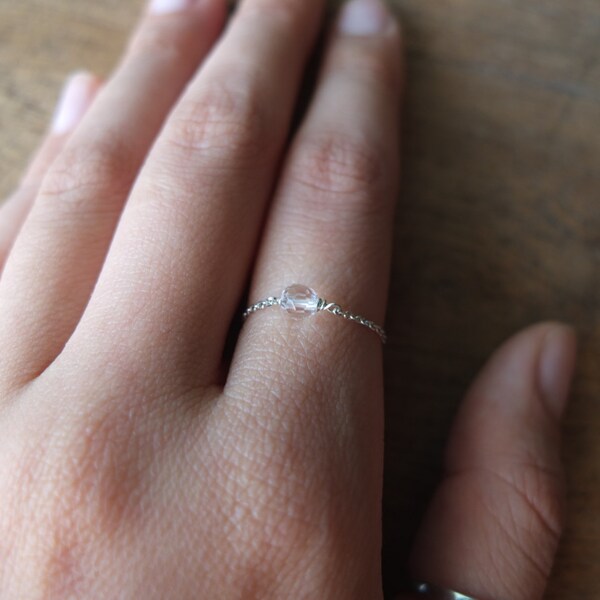 Arka Ring - delicate ring, dainty ring, silver ring, simple, minimal jewelry