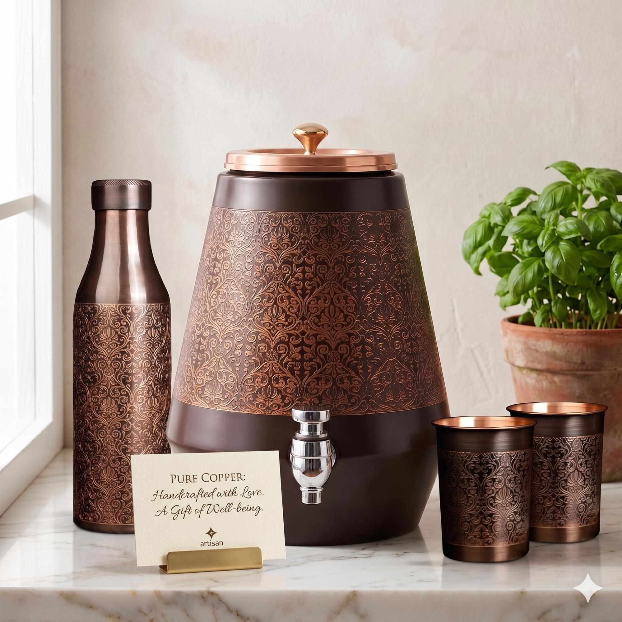 2 Gallon Copper Water Jug - Etsy