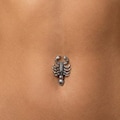 Scorpion Belly Button Ring Gothic Navel Piercing Floating Navel Jewelry 14G 10MM product logo