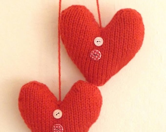 Love Hearts Knitting Pattern