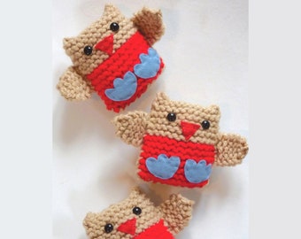 Jingly Robins Knitting Pattern