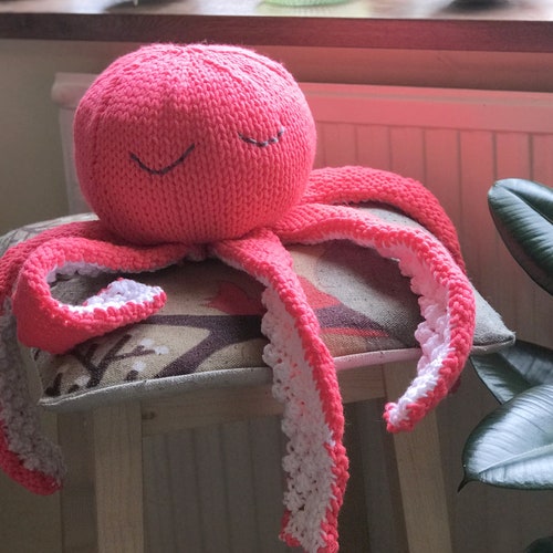 KNITTING PATTERN for Baby Octopus Knit Amigurumi Pattern Etsy