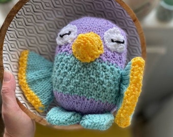 Summer Blue Bird PDF Knitting Pattern