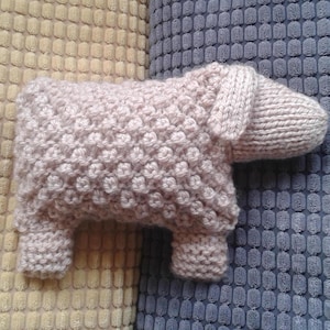Welsh Mountain Sheep Toy Knitting Pattern, Gift From Wales