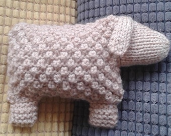 Welsh Mountain Sheep Toy Knitting Pattern, Gift From Wales