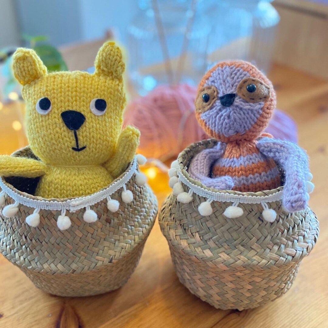 Sleepy Sloth Toy Knitting Pattern - Etsy