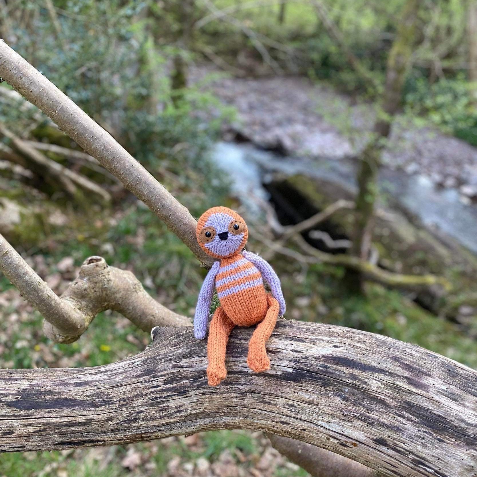 Sleepy Sloth Toy Knitting Pattern - Etsy Australia