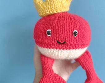 Seaside Knitting Pattern Set, Summer Knitting, Holiday Knitting, knit a seagull, knit a fish, knit a crab