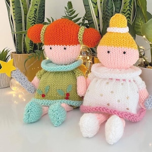 Fairy, Angel And Baubles Knitting Pattern Set image 2