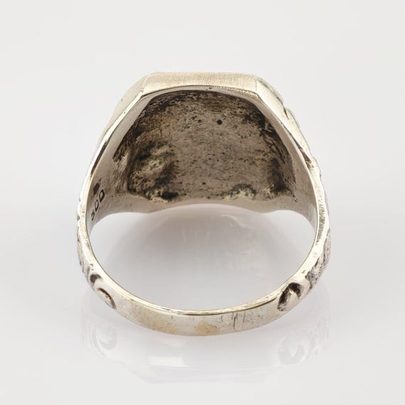 Statement-Silberring mit rechteckigem Farbstein u… - image 4