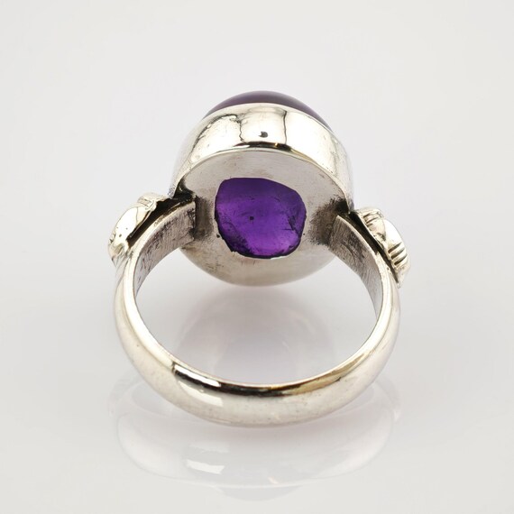 Statement-Ring aus Silber mit wunderschönem Ameth… - image 4