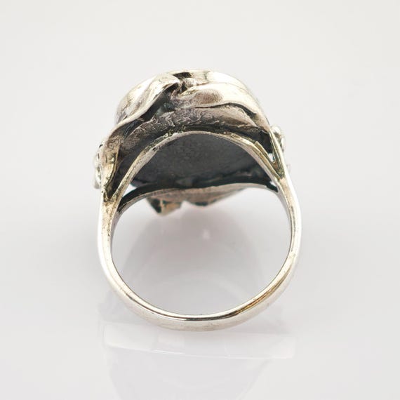 Statement-Silberring mit wunderschönem Türkis um … - image 4