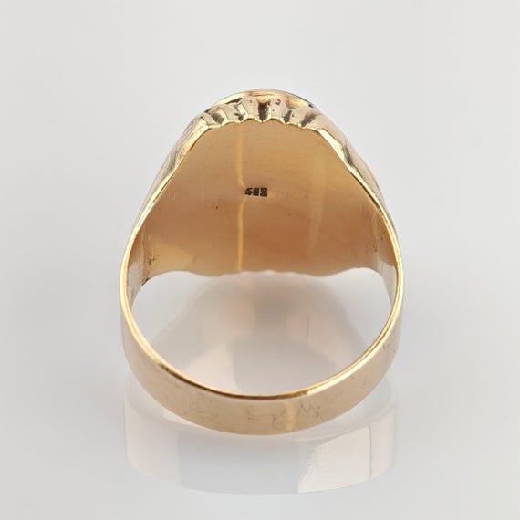 Klassischer Statement-Ring aus Gold mit Onyx-Kamee - image 4