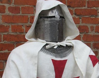 Templar Knight Armor Set Crusader Costume Armor Shield Sword Medieval Outfit
