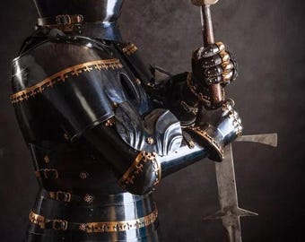 Venetian Knight Armor 15th Century Full Plate Combat Ready Steel Medieval Armor