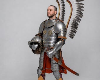 ポーランド貴族の甲冑 15世紀～16世紀 フルプレート 戦闘準備完了 中世騎兵用甲冑