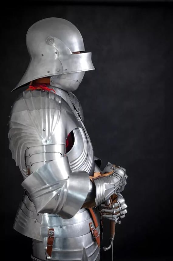 Medieval Knight Armor Set 15th Century German Full Plate Combat Ready Steel Armor