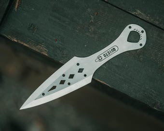 Handmade Apex Kunai, Hand-Forged Steel Kunai Knife, Gaming Inspired Collectible