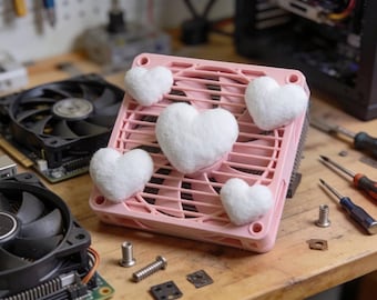 Halo PC Fan Guard - Benutzerdefinierte 3D STL-Datei, personalisierter niedlicher PC Mod in 1 Stunde