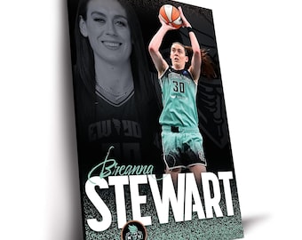 Breanna Stewart Canvas Print – New York Liberty WNBA Wall Art
