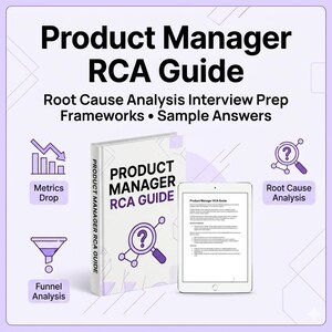 Productmanager RCA-gids, pdf | Voorbereiding sollicitatiegesprek analyse basisoorzaak | Kaders voor sollicitatiegesprekken, voorbeeldantwoorden en casestudy's
