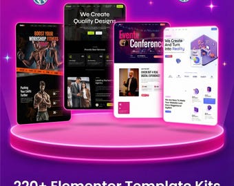 220+ Website Vorlagen Bündel | Bereit zur Veröffentlichung von Websites | Elementor Kits | Sofortdownload | Lebenslange Nutzung