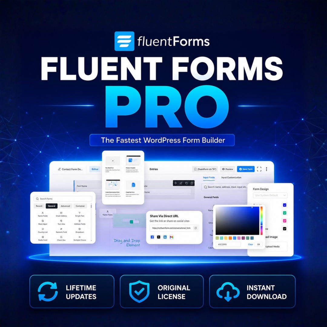 Fluent Forms Pro Lifetime License Activation | Official & Safe - Etsy