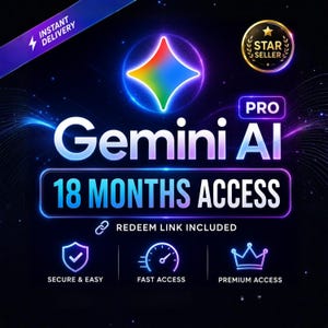 Acceso a Google Gemini Pro por 18 meses / Actualización privada