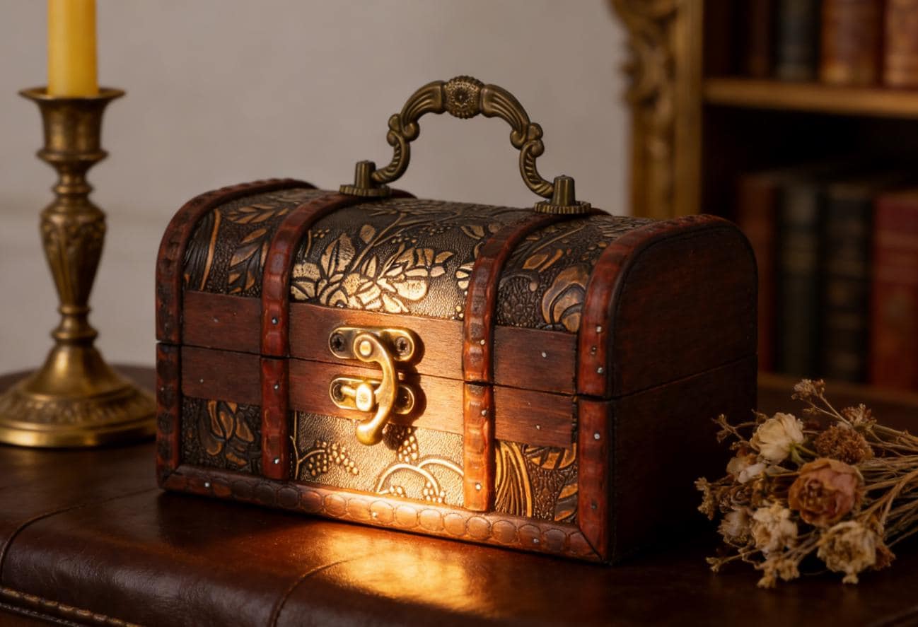 Vintage Treasure Box - Etsy